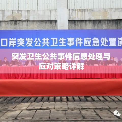 突發衛生公共事件信息處理與應對策略詳解