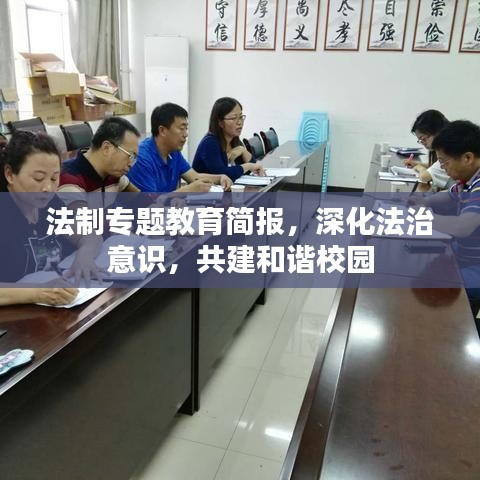 法制專題教育簡報,深化法治意識,共建和諧校園
