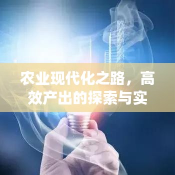 農業現代化之路，高效產出的探索與實踐