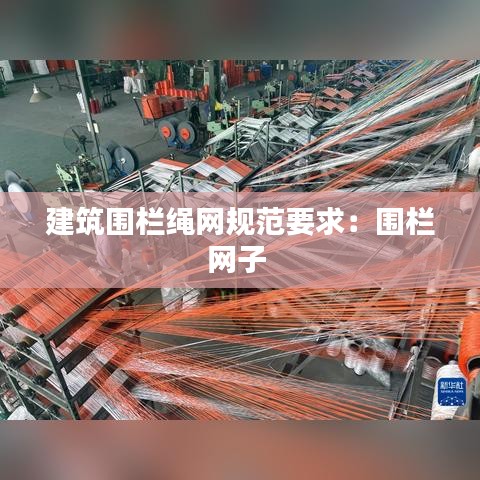 建筑圍欄繩網(wǎng)規(guī)范要求:圍欄網(wǎng)子