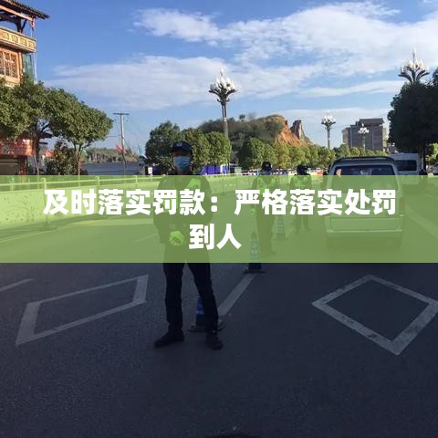 及時落實罰款:嚴格落實處罰到人