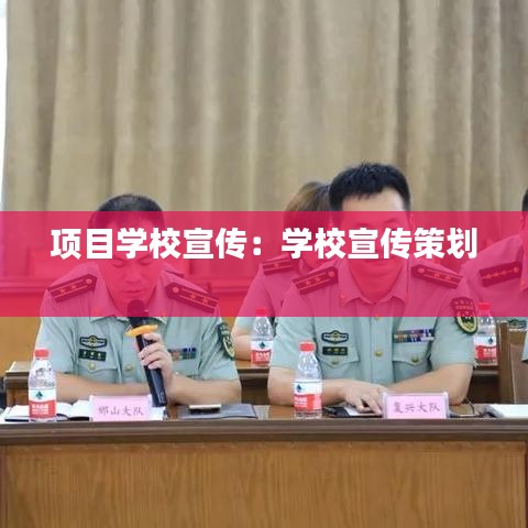 項目學(xué)校宣傳:學(xué)校宣傳策劃