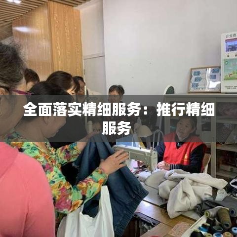 全面落實精細服務:推行精細服務