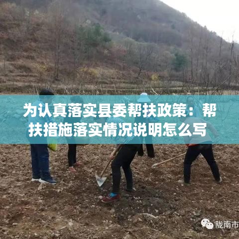 為認真落實縣委幫扶政策:幫扶措施落實情況說明怎么寫