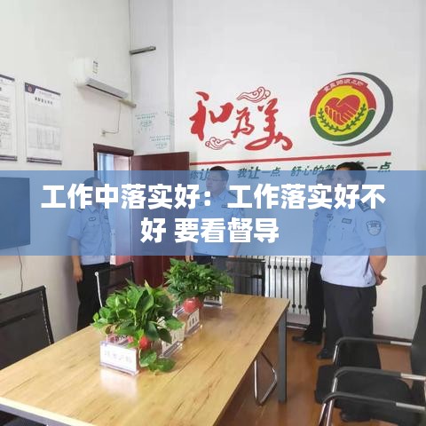 工作中落實好:工作落實好不好 要看督導