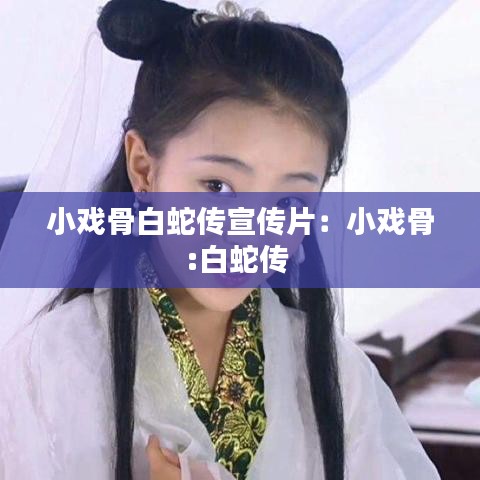 小戲骨白蛇傳宣傳片:小戲骨:白蛇傳