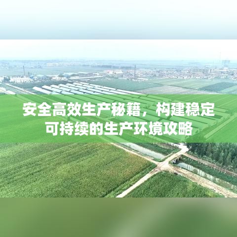 安全高效生產秘籍,構建穩定可持續的生產環境攻略