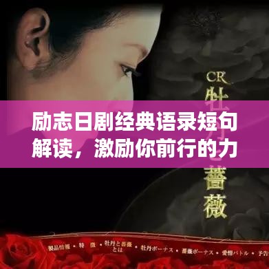 勵志日劇經(jīng)典語錄短句解讀,激勵你前行的力量源泉