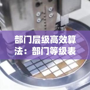 部門層級(jí)高效算法:部門等級(jí)表叫什么