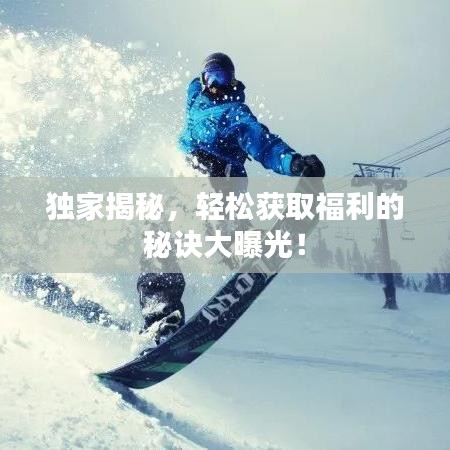獨家揭秘，輕松獲取福利的秘訣大曝光！