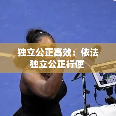 獨立公正高效:依法獨立公正行使