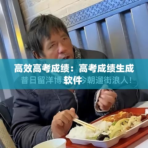 高效高考成績:高考成績生成軟件