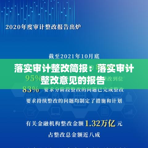落實審計整改簡報:落實審計整改意見的報告