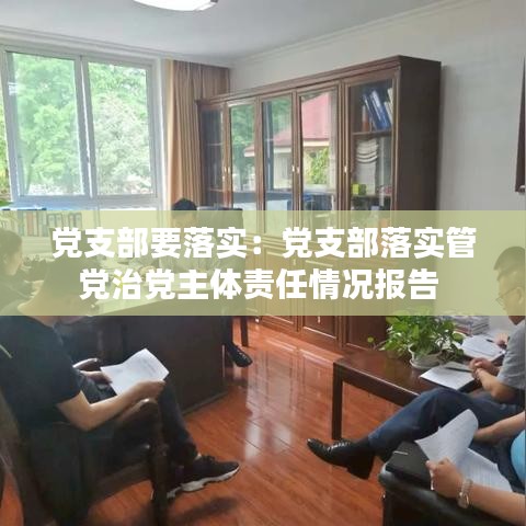 黨支部要落實(shí):黨支部落實(shí)管黨治黨主體責(zé)任情況報(bào)告