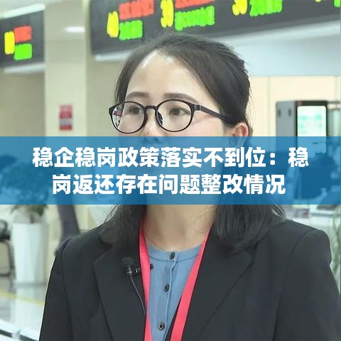 穩(wěn)企穩(wěn)崗政策落實(shí)不到位:穩(wěn)崗返還存在問題整改情況