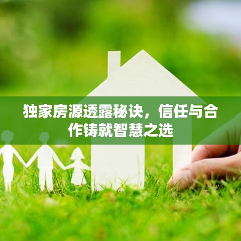 獨家房源透露秘訣,信任與合作鑄就智慧之選