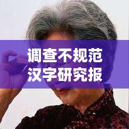 調(diào)查不規(guī)范漢字研究報(bào)告:不規(guī)范漢字調(diào)查報(bào)告模板