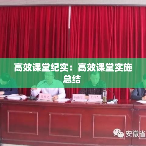 高效課堂紀實:高效課堂實施總結