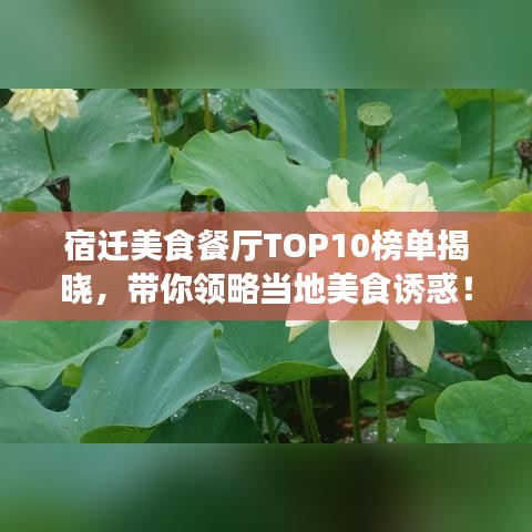宿遷美食餐廳TOP10榜單揭曉,帶你領(lǐng)略當?shù)孛朗痴T惑!
