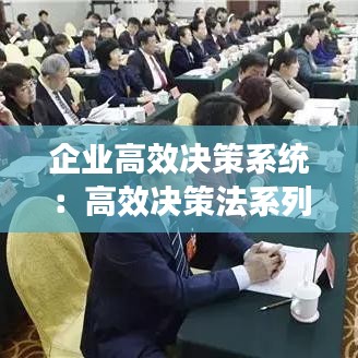 企業高效決策系統:高效決策法系列