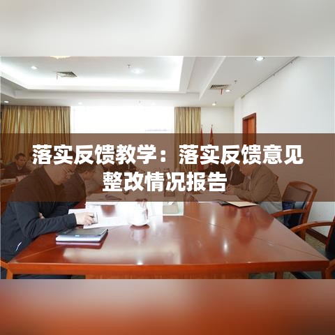 落實反饋教學:落實反饋意見整改情況報告