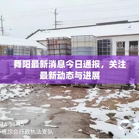 舞陽最新消息今日通報,關注最新動態與進展