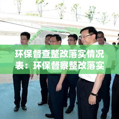 環保督查整改落實情況表：環保督察整改落實 