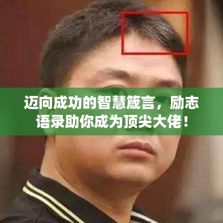 邁向成功的智慧箴言,勵志語錄助你成為頂尖大佬!