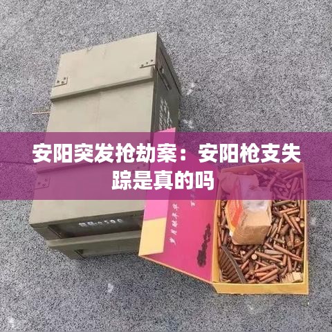 安陽突發(fā)搶劫案:安陽槍支失蹤是真的嗎