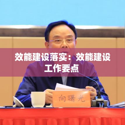 效能建設(shè)落實(shí):效能建設(shè)工作要點(diǎn)