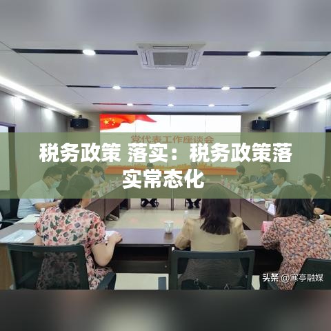 稅務政策 落實:稅務政策落實常態化
