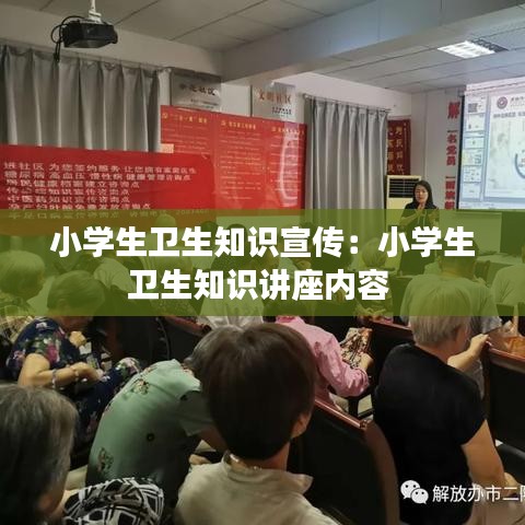 小學生衛生知識宣傳:小學生衛生知識講座內容