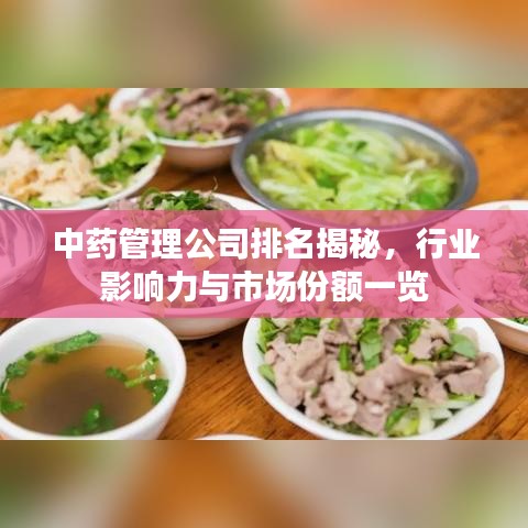 中藥管理公司排名揭秘，行業影響力與市場份額一覽