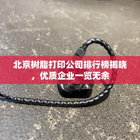 北京樹脂打印公司排行榜揭曉,優質企業一覽無余