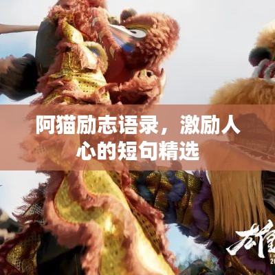 阿貓勵志語錄，激勵人心的短句精選