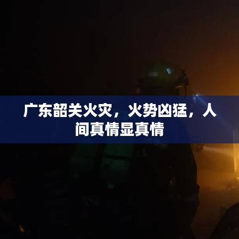 廣東韶關火災，火勢兇猛，人間真情顯真情