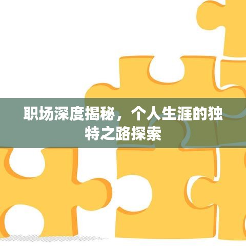 職場深度揭秘,個人生涯的獨(dú)特之路探索