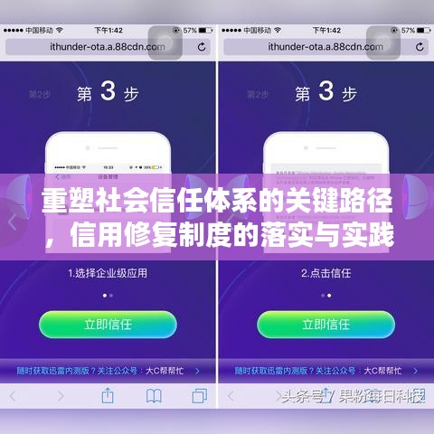 重塑社會(huì)信任體系的關(guān)鍵路徑,信用修復(fù)制度的落實(shí)與實(shí)踐