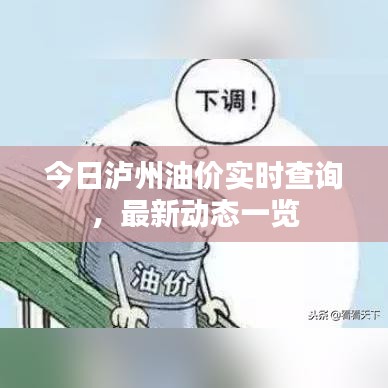 今日瀘州油價實時查詢,最新動態一覽