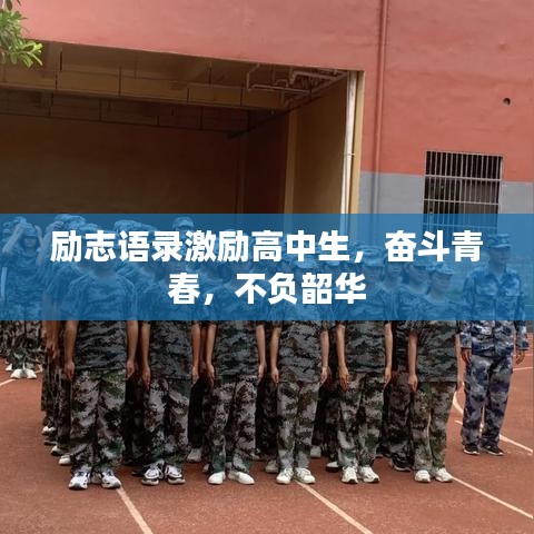 勵(lì)志語(yǔ)錄激勵(lì)高中生,奮斗青春,不負(fù)韶華