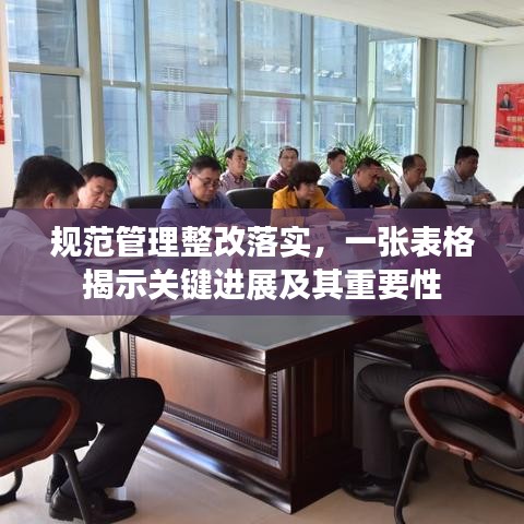 規范管理整改落實，一張表格揭示關鍵進展及其重要性