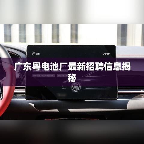 廣東粵電池廠最新招聘信息揭秘
