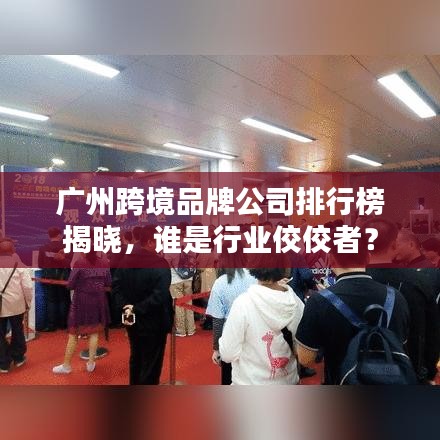 廣州跨境品牌公司排行榜揭曉，誰是行業佼佼者？