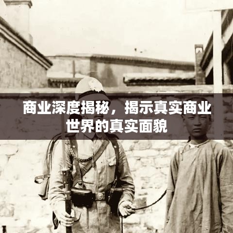 商業(yè)深度揭秘,揭示真實(shí)商業(yè)世界的真實(shí)面貌