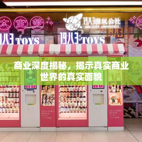 商業(yè)深度揭秘,揭示真實(shí)商業(yè)世界的真實(shí)面貌