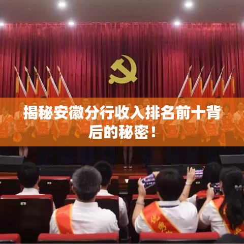 揭秘安徽分行收入排名前十背后的秘密！