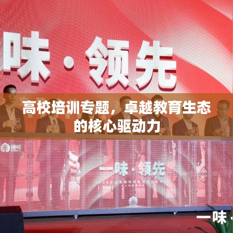 高校培訓專題,卓越教育生態的核心驅動力