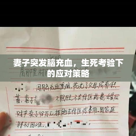 妻子突發腦充血,生死考驗下的應對策略