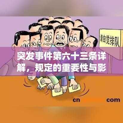 突發事件第六十三條詳解，規定的重要性與影響