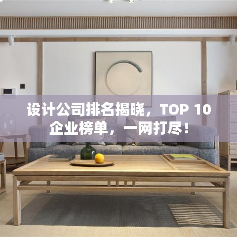 設(shè)計(jì)公司排名揭曉,TOP 10企業(yè)榜單,一網(wǎng)打盡!